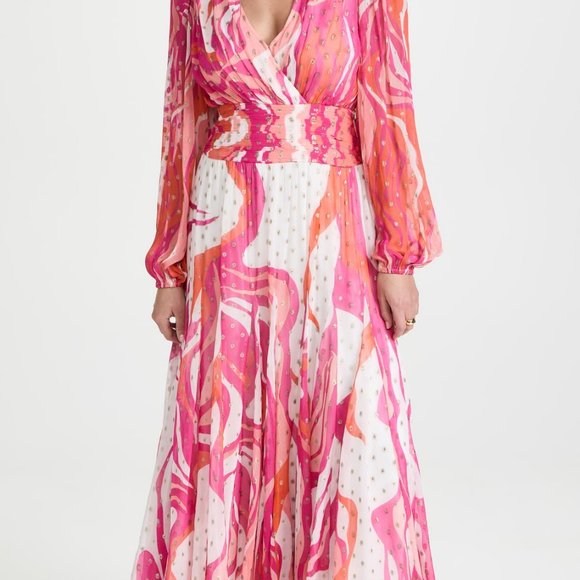 ROCOCO SAND Emily Eye Boota Georgette Dress - Picture 1 of 5